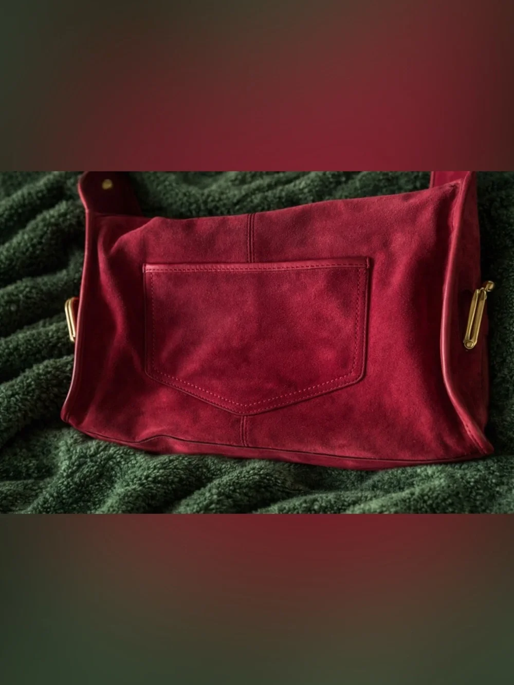 COACH 12797 Vintage Pink Archive Limited Edition Bleecker Suede Haversack Hobo - Picture 2 of 9